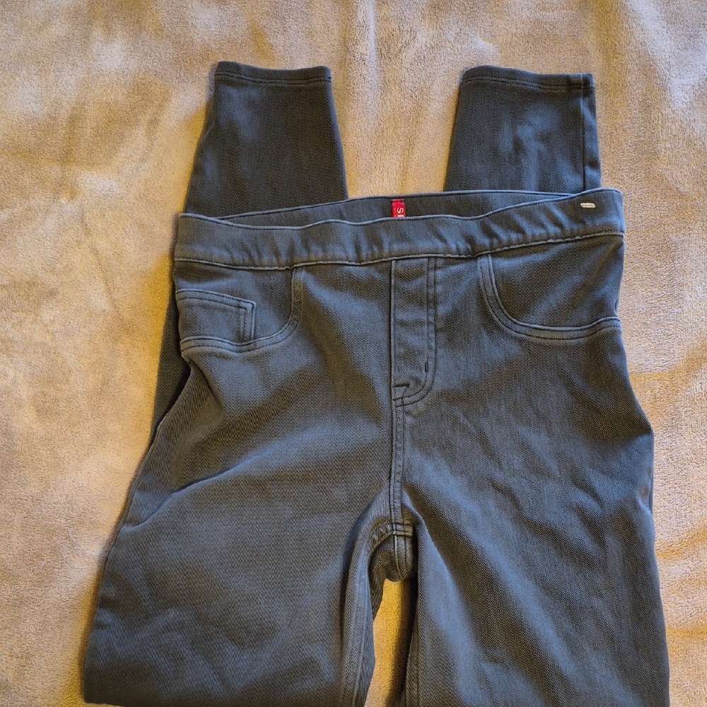 SPANX Womens Olive Green Leggings  SZ M